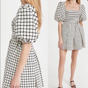 NWT Self Portrait Monochrome Mini Dress